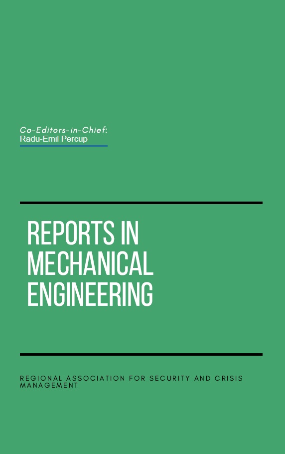 					View Vol. 3 No. 1 (2022): Reports in Mechanical Engineering
				